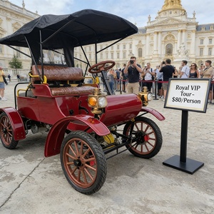 Carroza Real Antigua Eléctrica Amarilla/Dorada con Techo Abierto <span class=keywords><strong>para</strong></span> <span class=keywords><strong>Eventos</strong></span> <span class=keywords><strong>de</strong></span> Boda y Parques Temáticos - Product Image 6