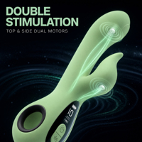Bestmoon Jouet sexuel pour adultes, vibrateur vaginal pour femmes, vibrateur point G, vibration du clitoris, jouet sexuel rechargeable par USB pour femmes
