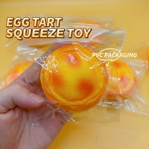 Fluid <b>Egg</b> Tart PU Squishy Funny Novelty Squeeze Anxiety Relief Cheap <b>Toy</b> for Street Stall Wholesale - Product Image 1