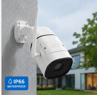 Caméra de sécurité sans fil PTZ extérieure 5MP WiFi, caméra CCTV avec vision nocturne infrarouge, surveillance domestique