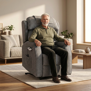 Sofá Reclinable Eléctrico Multifuncional de Lujo Moderno con Doble Motor y Gravedad Cero, con Ruedas Móviles para Sala de Estar - Product Image 2