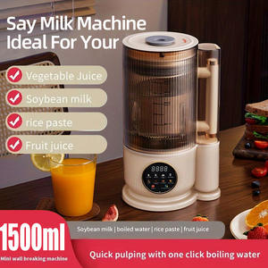 Máquina Eléctrica Doméstica de 1500ML para Leche de Soja, Licuadora Automática de Alta Potencia para Desayunos, Exprimidor de Frutas y Preparador de Pasta de Arroz - Product Image 2