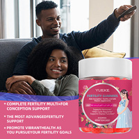 Gummies de fertilité personnalisées pour femmes, soutien nutritionnel, soutien prénatal, complément à base de plantes sous marque privée, vitamines essentielles certifiées