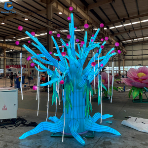 CCfl145 Ngoài Trời Giáng Sinh Trang Trí Thắp Sáng Cây Cây Ma Thuật Lụa Lễ Hội Đèn Lồng Cho Công Viên - Product Image 4