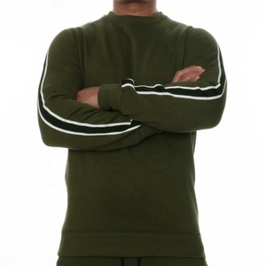 Pull à col rond pour homme, chaud, personnalisé, doublé de polaire, pour l'hiver, décontracté, pour l'extérieur, automne - Product Image 1