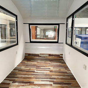 รถพ่วงขายอาหารเคลื่อนที่ VIC สแตนเลส รถขายอาหารเคลื่อนที่ รถห้องน้ำเคลื่อนที่ บริการขายไอศกรีมและขนมหวาน ปรับแต่งสีได้ - Product Image 4