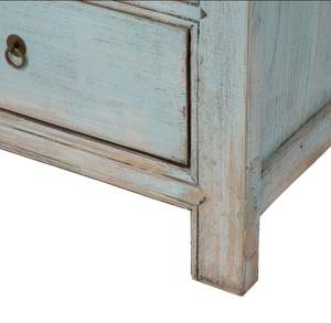 Mueble de almacenamiento moderno para sala de estar, de madera, con estantes y cajones, elegante organizador de muebles para el hogar - Product Image 3