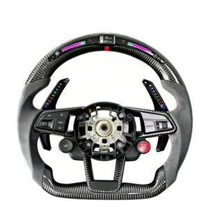 <span class=keywords><strong>Volant</strong></span> en cuir carbone LED pour Volkswagen VW <span class=keywords><strong>Golf</strong></span> 5 6 7 R MK6 MK7 MK8 Jetta Passat B8 Polo Tiguan GTI - Product Image 4