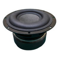 Haut-parleur métallique haute fidélité de 4,5 pouces, 4 ohms, puissance de sortie 30-50W, reproduction musicale originale sans distorsion pour l'audio domestique