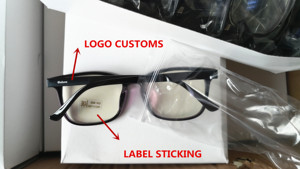 Kore Trend klasik metre tırnak düz optik çerçeve moda retro mavi ışık engelleme gözlük - Product Image 3