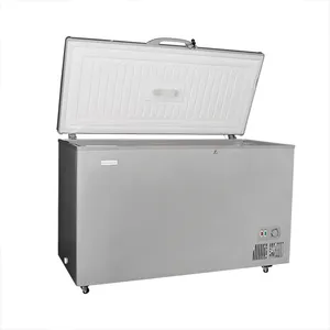 Refrigerador horizontal para exhibición de alimentos congelados, refrigerador comercial para supermercado