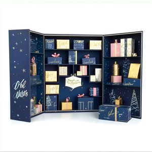 <span class=keywords><strong>Calendrier</strong></span> <span class=keywords><strong>de</strong></span> <span class=keywords><strong>l</strong></span>'<span class=keywords><strong>avent</strong></span> compte à rebours 25 jours pour femmes personnalisées pour Noë<span class=keywords><strong>l</strong></span> nouvelle beauté maquillage surprise estampage gaufrage papier revêtement UV - Product Image 2