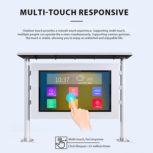 Chất lượng tốt ngoài trời TV Android 55 inch TV thông minh không thấm nước OEM ODM sử dụng thương mại quảng cáo xe buýt dừng lại kỹ thuật số biển và hiển thị - Product Image 4