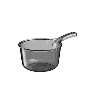 Louche à eau en plastique transparent, grande taille, résistante aux chutes, épaissie, pour la maison, la cuisine et le bain - Product Image 5