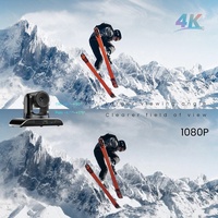 Cámara de videoconferencia UHD 4K PTZ con control remoto Cámara USB 4K PTZ para reuniones de negocios