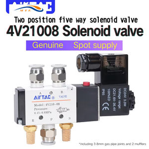AIRTAC 4v310-<span class=keywords><strong>10</strong></span> Vanne de commande à bobine 220V Vanne de commande électronique d'air de gaz Électrovanne 24 V - Product Image 4