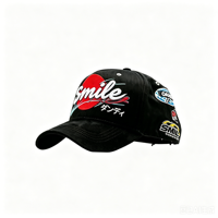 Topi Dandi Suede Distressed Bordir Berkualitas Tinggi, Merek Asli Baru, Pinggiran Melengkung 5-Panel, Gorra Dandi El Mago