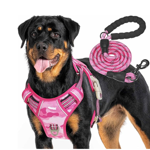 カスタマイズ可能なハイエンドプレミアムサービスヘビーデューティ引き無し<span class=keywords><strong>K9</strong></span>犬調整可能ベストハーネスパッド付き犬用大型犬用ハーネス - Product Image 6