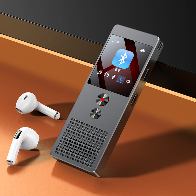 High Value 64GB Metal Digital Voice Recorder MP3 Player Physic Button Supported WAV Audio Format