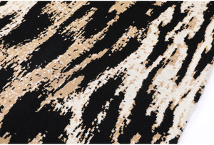 Abito autunnale da donna a maglia aderente e aderente da donna con collo a collo lungo leopardato - Product Image 6