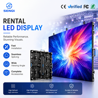 Mur vidéo LED HD intérieur/extérieur P2.604 P2.976 P3.91, écran publicitaire LED personnalisable, écran LED de location extérieur