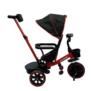 新型婴儿 luxus 三轮车豪华三轮车与 EN71/儿童礼物婴儿最好的三轮车为 1 岁/ 4in1 儿童三轮车扩展