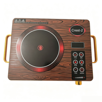 Cuisinière électrique infrarouge 3500W, plaque chauffante en céramique électrique portable avec poignée pour barbecue, soupe, friture, 220-240V