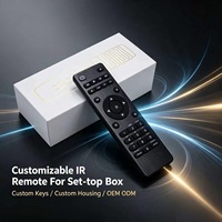 Télécommande IR 31 touches OEM ODM JCXK pour décodeur, boîtier personnalisé pour fabricant de boîtiers IPTV