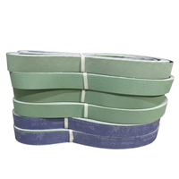 Bande abrasive en tissu céramique vert souple, en forme d'anneau, épaisseur 0,6 mm, pour le meulage, le polissage et l'ébavurage des lames métalliques