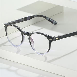 Moda Vintage redondo enfoque único Unisex PC marco ligero <span class=keywords><strong>presbicia</strong></span> azul bloqueo de luz mujeres hombres <span class=keywords><strong>gafas</strong></span> de lectura - Product Image 2