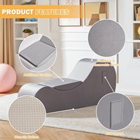 Chaise de yoga, chaise longue de yoga pour la chambre à coucher, le salon, la relaxation, l'étirement