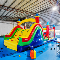 Parcours d'obstacles gonflable bon marché pour adultes château gonflable parcours d'obstacles sports pour enfants
