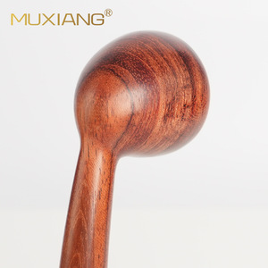 Muxiang Rosewood Smoking Pipe Bent Type Solid Wood Tobacco Pipe With Rubber Mouthpiece - Product Image 4