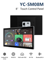 Nouveau design 2026 – Écran tactile 8 pouces avec boîtier en aluminium unique, Smart Switch RK3576S, 4 Go de RAM, Android 14 OS