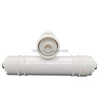 Filtre à eau alcalin en ligne T33 de haute qualité à bon prix, cartouche de post-filtration à connexion rapide 1/4 pouce pour systèmes RO