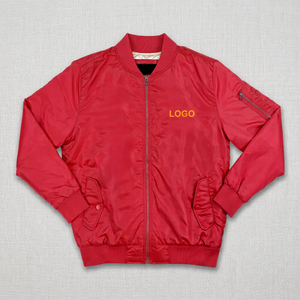 Chaqueta universitaria acolchada de alta calidad con bordado de satén alfa, personalizada para fraternidades griegas, transpirable, de seda para otoño, con cuello alto. - Product Image 1