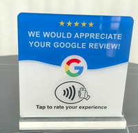 Carte NFC de 12 cm pour avis Google