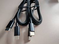Cable USB Tipo-C a Tipo-C, Carga Rápida de 3A, Conductor de Cobre Puro para Móviles y PC