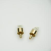 Connecteur RCA plaqué or de bonne qualité connecteur mâle Rca pour les ventes personnalisé cuivre haut de gamme argent Rca mâle et femelle Plig