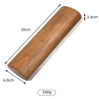 Grattoir à crin de cheval professionnel de luxe, portable, 20 cm, en bois massif et métal, deux-en-un, avec logo personnalisé, pour toilettage équin de qualité