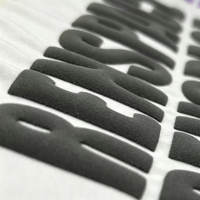 Autocollants 3D personnalisés en relief pour transfert à chaud 2026 – Vente en gros, impression de logos en relief pour T-shirts, sweats à capuche et autres articles en silicone lavables
