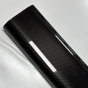 <span class=keywords><strong>Film</strong></span> vinyle en fibre de carbone pour carrosserie de voiture, autocollants en carbone fantôme noir nano TPF, <span class=keywords><strong>film</strong></span> auto-adhésif imperméable, accessoires de voiture d'extérieur - Product Image 3