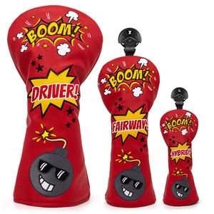 New <b>Golf</b> Club <b>Head</b> <b>Covers</b> High Quality <b>Golf</b> Wood <b>Covers</b> Customer Logo Design <b>Golf</b> <b>Head</b> <b>Covers</b> Easy on Off - Product Image 2