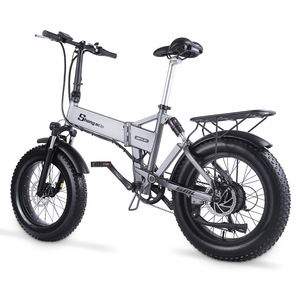 Bicicleta Eléctrica Plegable <span class=keywords><strong>de</strong></span> 1000W 48V, Neumáticos Gruesos <span class=keywords><strong>de</strong></span> 20*4.0, 7 Velocidades, hasta 43km/h, Alcance Máximo <span class=keywords><strong>de</strong></span> 70KM, Bicicleta Urbana Plegable, E-<span class=keywords><strong>MTB</strong></span> - Product Image 5