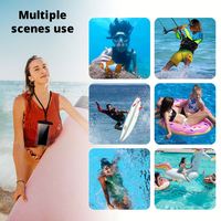 Pochette Téléphone Étanche Universelle en PVC de Haute Qualité pour Extérieur & Sac Étanche avec Cordon pour Téléphones Mobiles, Design Sportif, Livraison Rapide