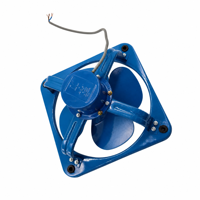 Ventilateur d'incubateur à 4 pales, cadre carré avec amortissement en caoutchouc, ventilateur axial à faible bruit pour incubateur d'œufs, élevage de volailles, ventilation d'écloserie
