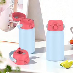 Portable Easy To Carry <b>Double</b> <b>Wall</b> Stainless Steel Vacuum Insulated Leak-proof Water Bottle Thermal Insulation For Back School - Product Image 1