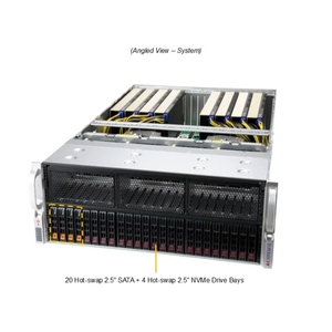 Supermicro AS-4125GS-TNRT <span class=keywords><strong>Server</strong></span> Internet 4U Rackmount, <span class=keywords><strong>Server</strong></span> <span class=keywords><strong>GPU</strong></span> con 8 Slot PCIe per HPC - Product Image 3