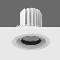 Spot LED Commercial Anti-Éblouissement en Aluminium, Style Moderne, 12/20/30W, Économe en Énergie, CRI 93, IP25, Pour Maison, Bureau, Intérieur, Encastré