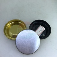 Couvercle en fer blanc 73mm pour boîte en papier, Tube en papier, couvercle en fer blanc en métal, couvercle de bouchon intérieur